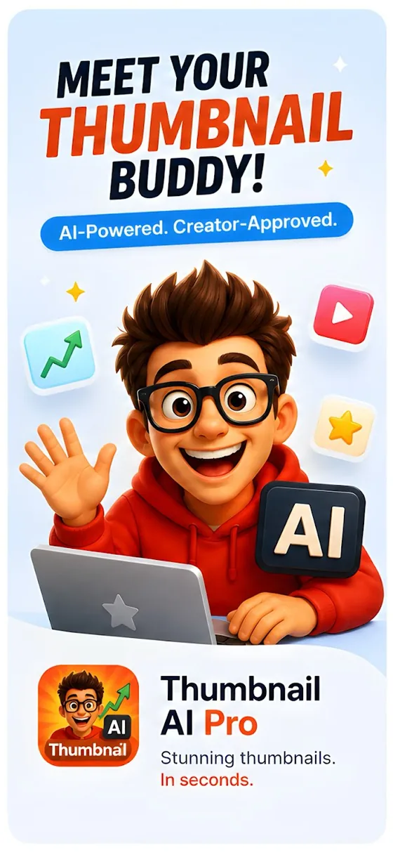 Meet your thumbnail buddy: AI-powered, creator-approved